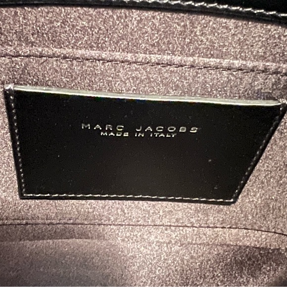 Marc Jacobs Italy studded black clutch pouch wristlet - Picture 2 of 5